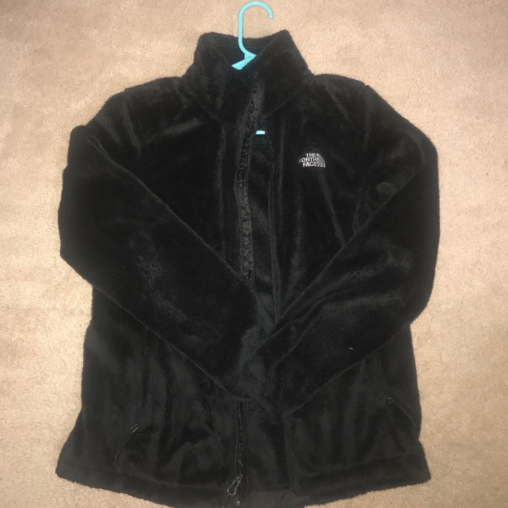 Black fuzzy north face